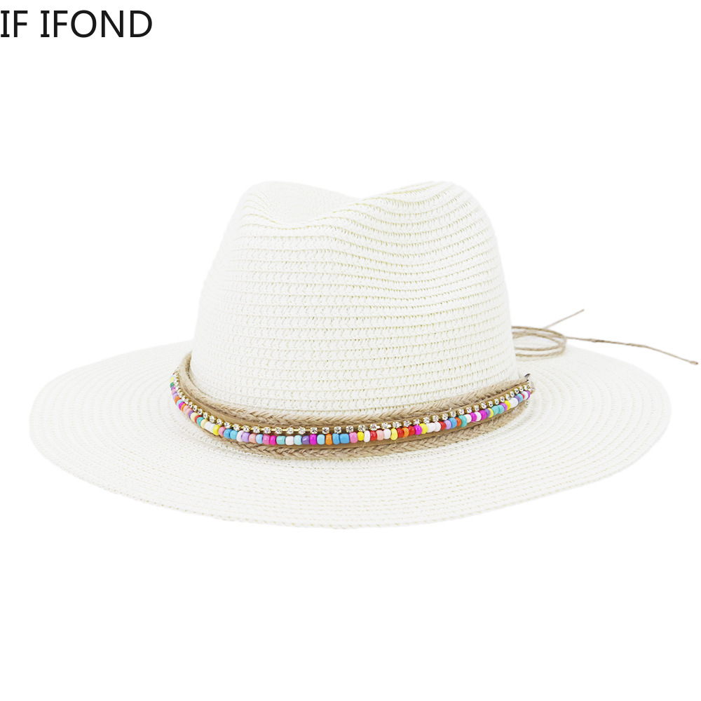 New Summer Boy Girl Kids Straw - Bucket Hat Straw บทวิจารณ์และราคา
