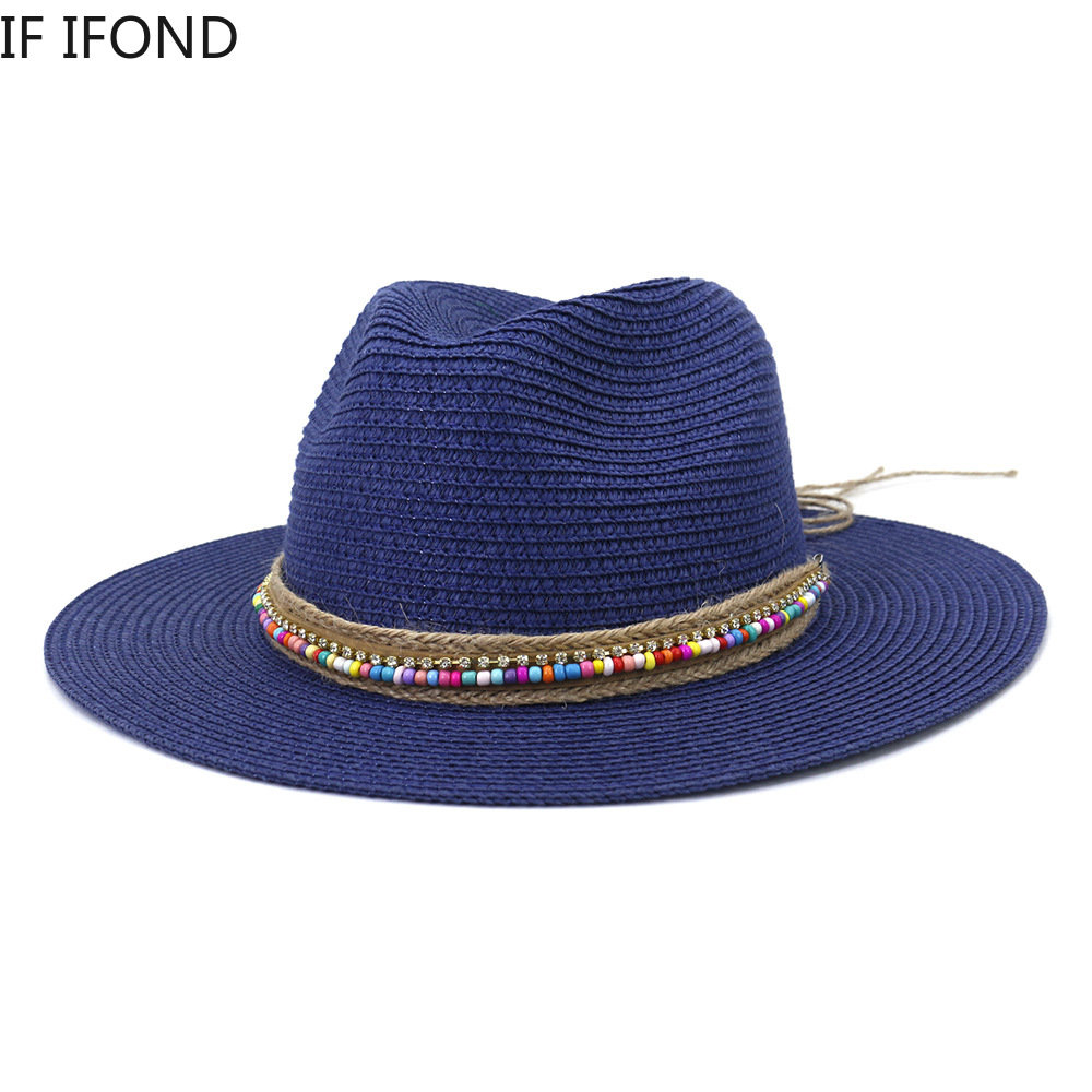 New Summer Boy Girl Kids Straw - Bucket Hat Straw บทวิจารณ์และราคา