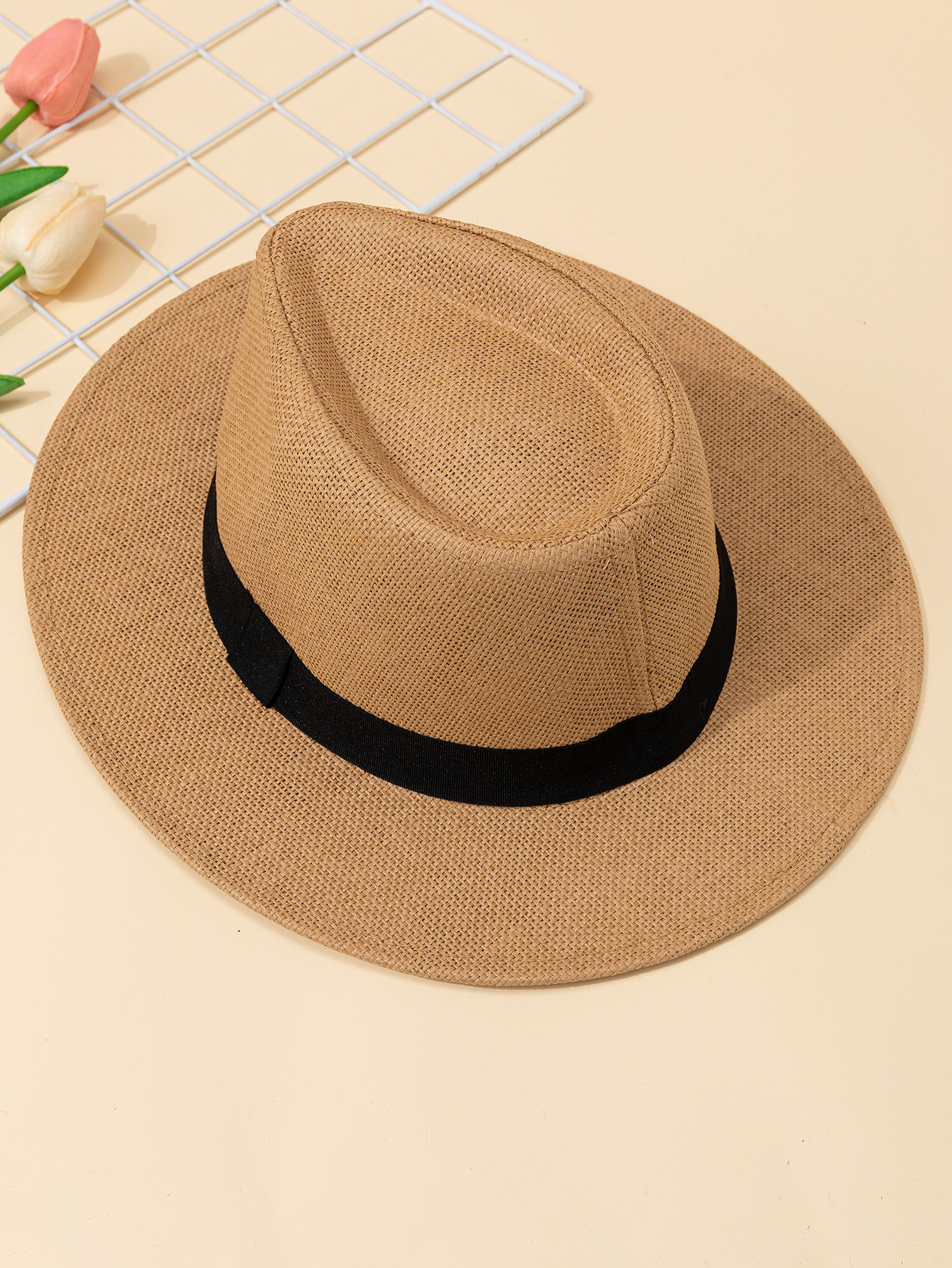 Hat, male, summer vacation, be - Bucket Hat Straw บทวิจารณ์และราคา