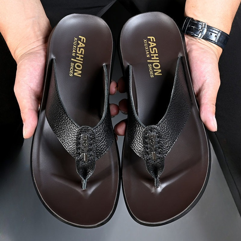 Hot Sale Men's Flip Flops High - Flip Flop Leather Men บทวิจารณ์และราคา