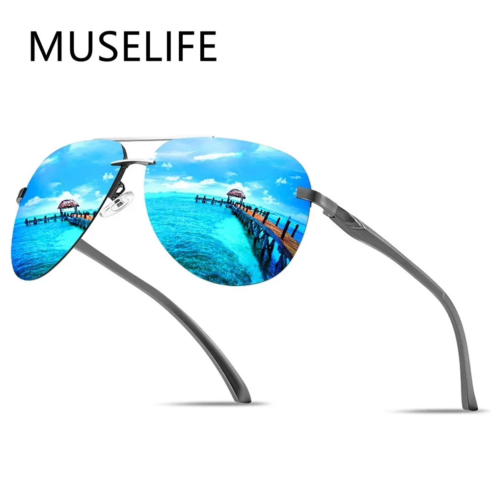 New Polarized Men Sunglasses C - Sunglasses Aviator Polarized บทวิจารณ์และราคา