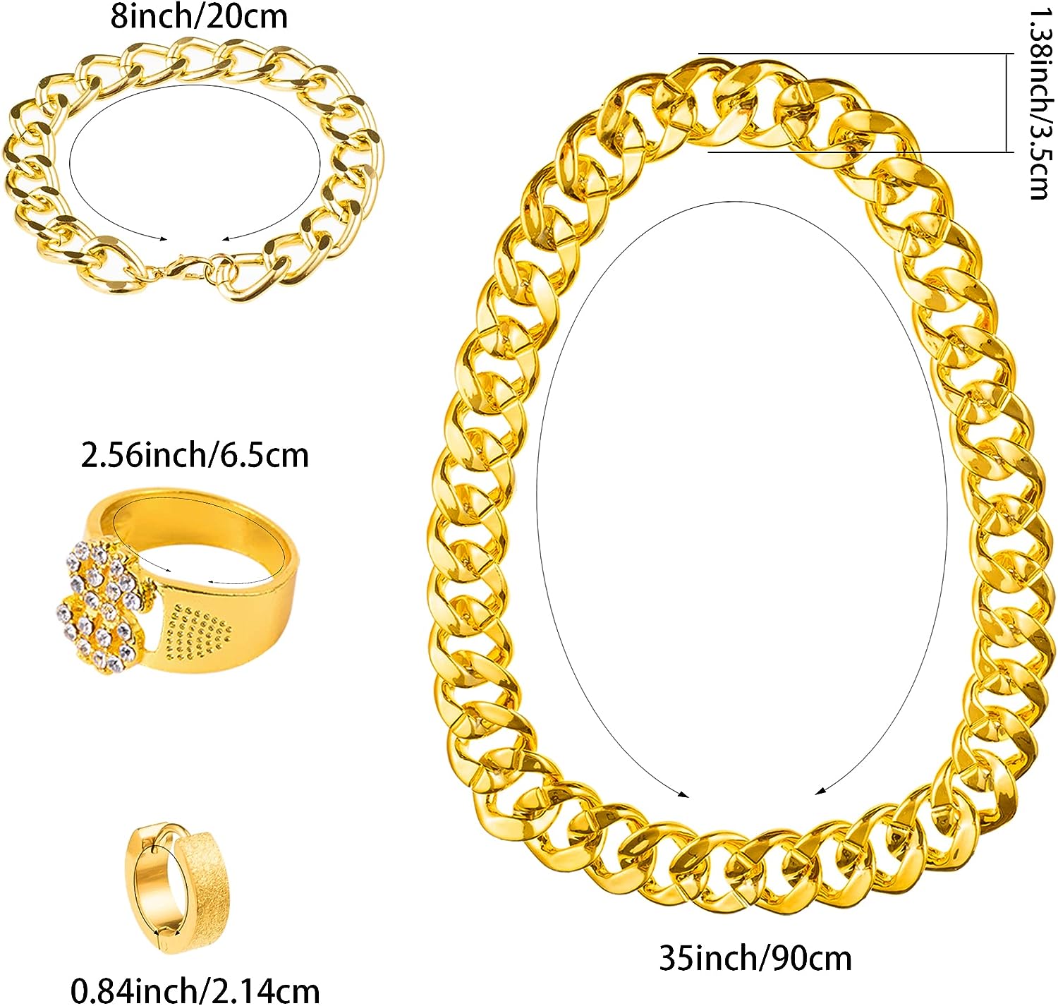PESENAR 80s 90sHip Hop Costume - Sunglass Retainer Cord บทวิจารณ์และราคา
