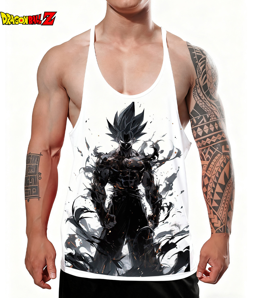 New Goku Men's Tank Top 100%Co - Tank Top Muscle บทวิจารณ์และราคา