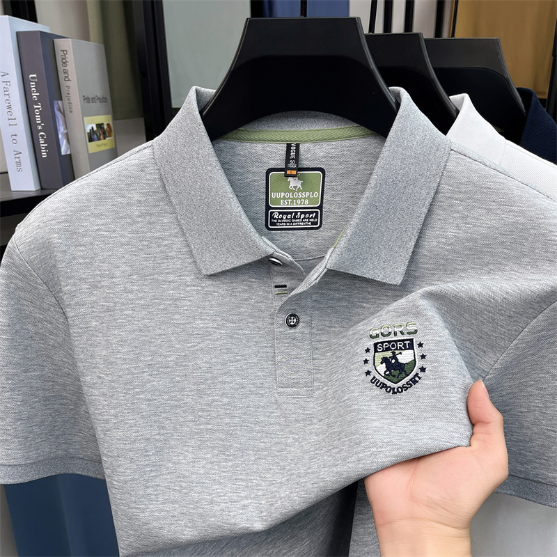 Men's Polo Shirt Short Sleeve  - Polo Shirt Pique บทวิจารณ์และราคา