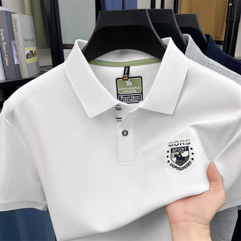 Men's Polo Shirt Short Sleeve  - Polo Shirt Pique บทวิจารณ์และราคา